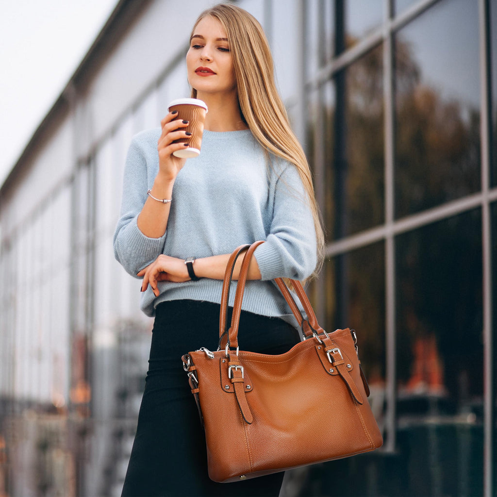 Genuine Leather Women's Tote Shoulder Bag