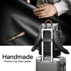 BOPai Elite Leather Laptop Backpack for Men - Backpacks by Handbags Specialist Headquarter | Available at Handbags Specialist Headquarter