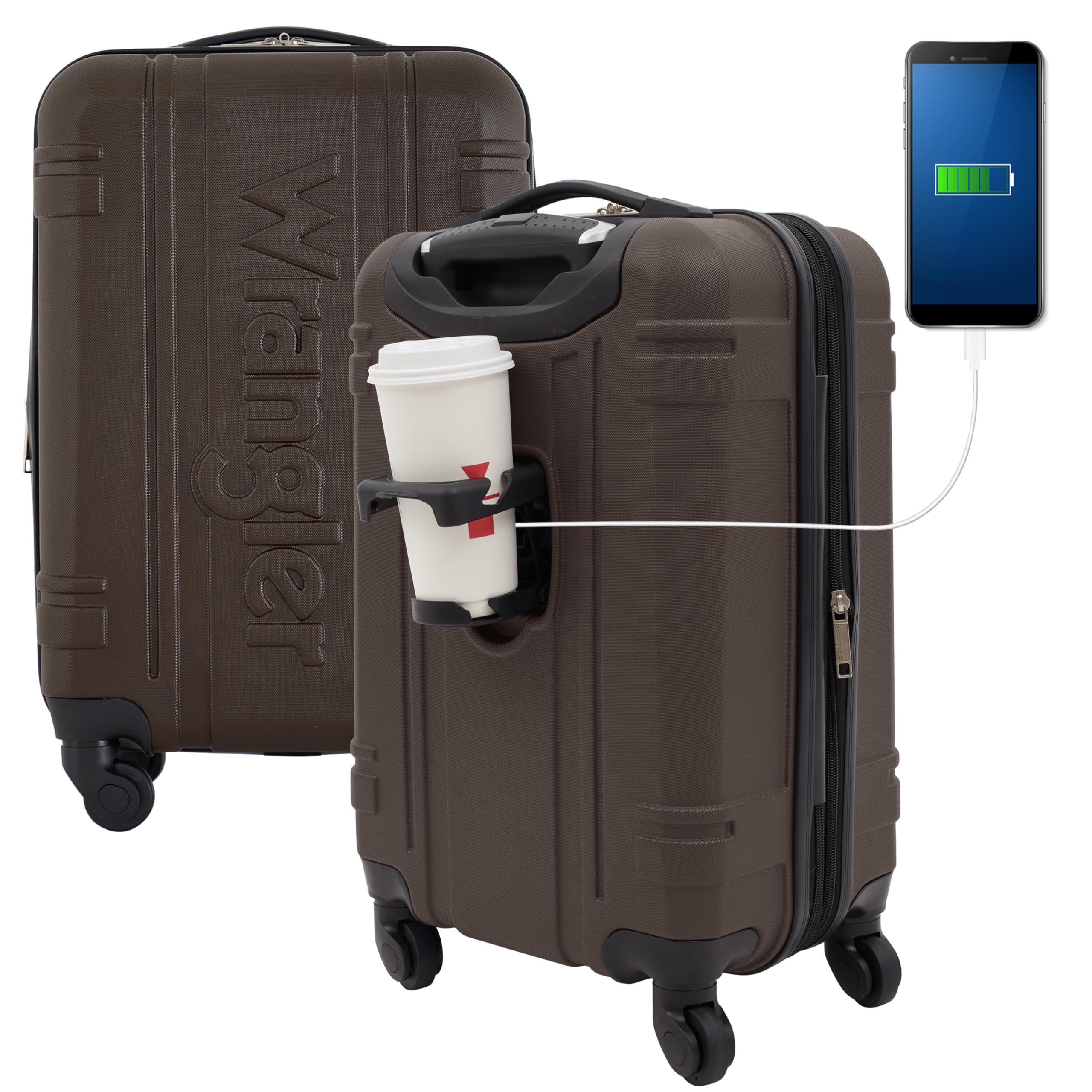 Wrangler Astro Hydro 20 Hardside Carry-On Luggage -  by Handbags Specialist Headquarter | Available at Handbags Specialist Headquarter