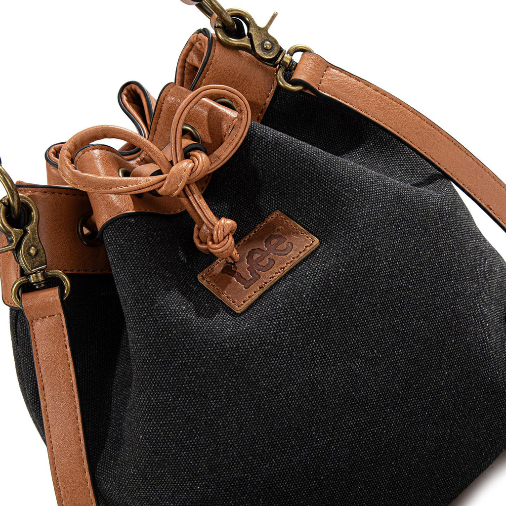 Montana West Lee Drawstring Hobo Bucket Bag -  by Handbags Specialist Headquarter | Available at Handbags Specialist Headquarter