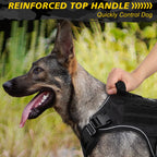 GuardianGrip Tactical Dog Vest - Large, Reflective, Green -  by Handbags Specialist Headquarter | Available at Handbags Specialist Headquarter