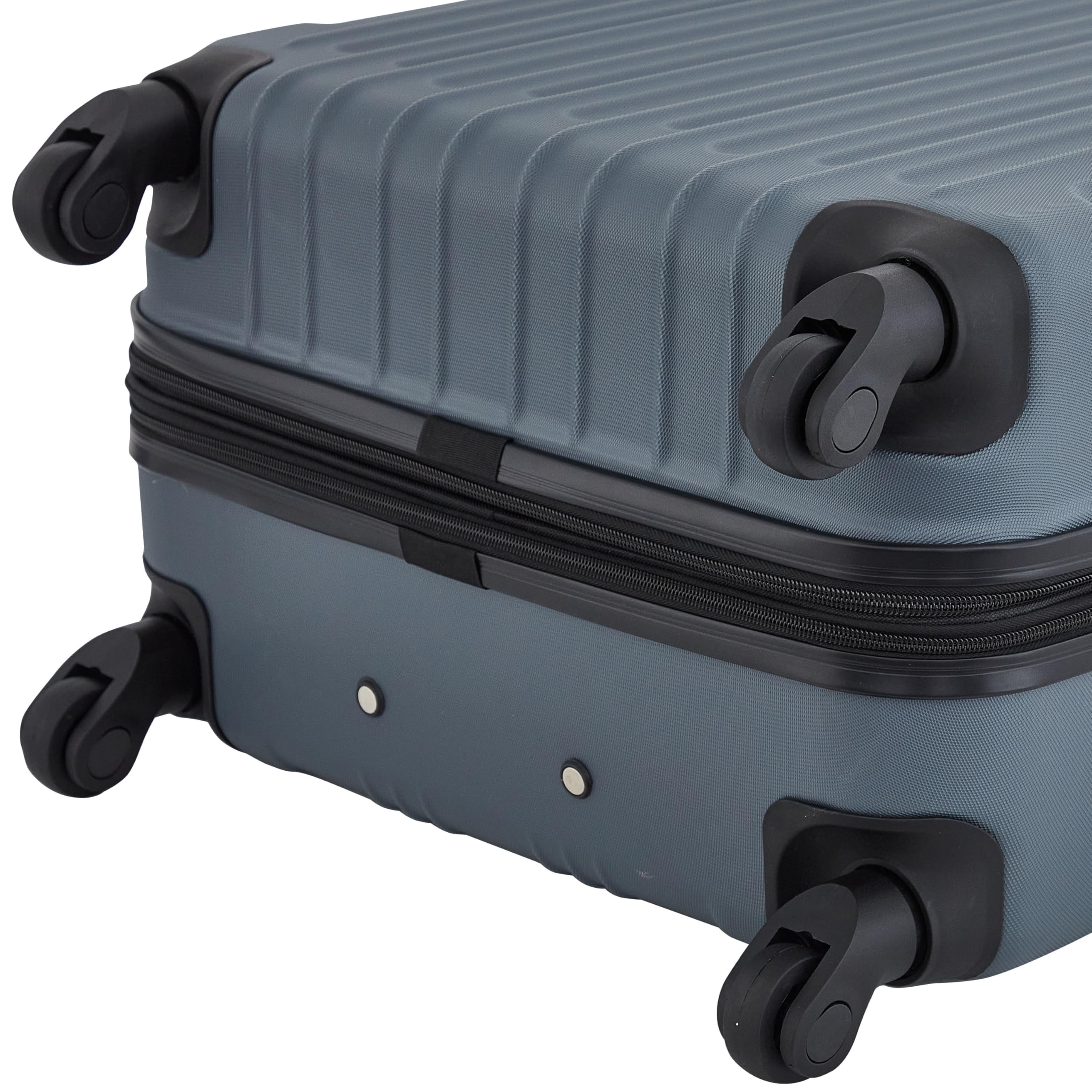 Rose Gold Hardside Luggage Set - 4-Piece Travel Kit -  by Handbags Specialist Headquarter | Available at Handbags Specialist Headquarter