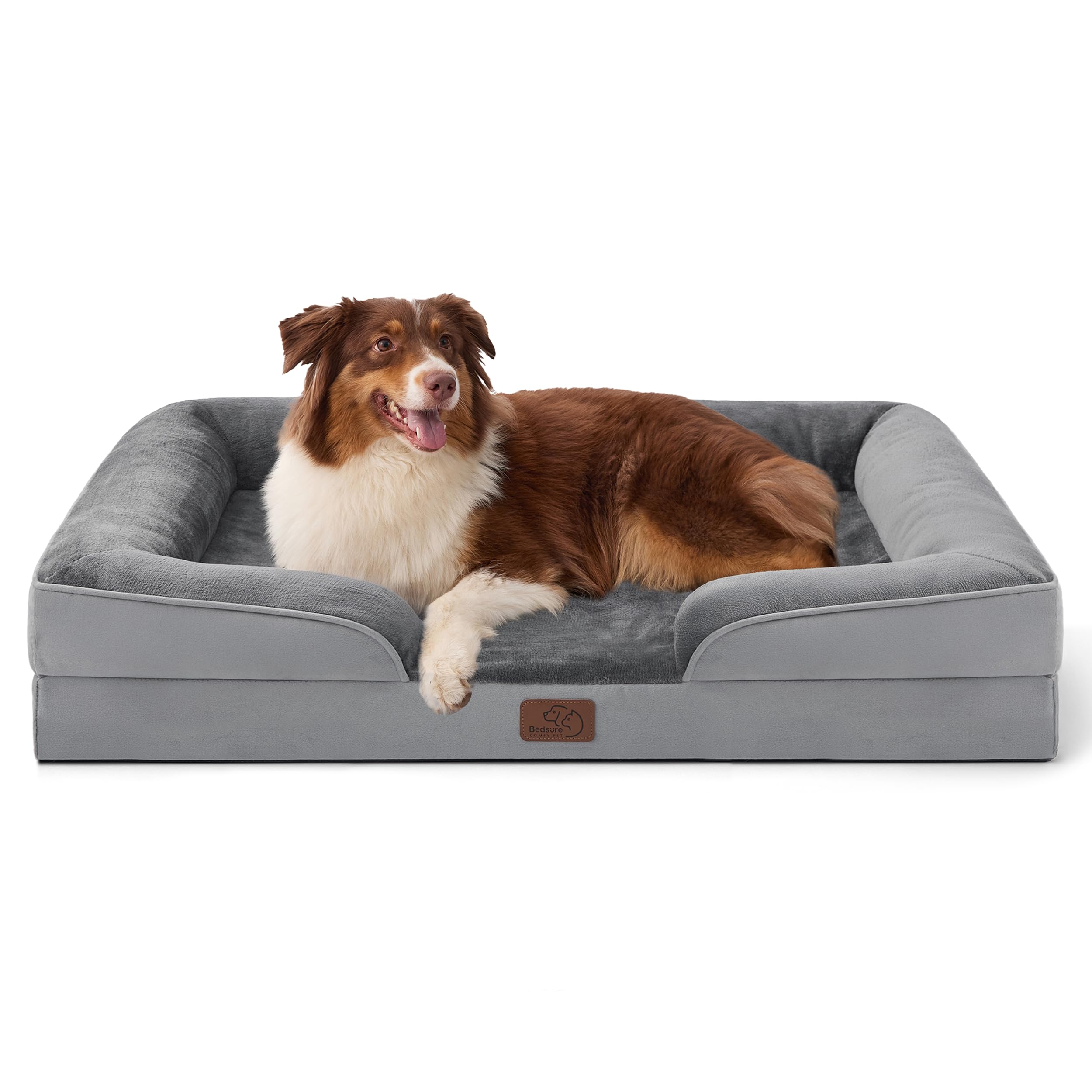 ComfyPaws Orthopedic Washable Dog Sofa - Large, Grey -  by Handbags Specialist Headquarter | Available at Handbags Specialist Headquarter