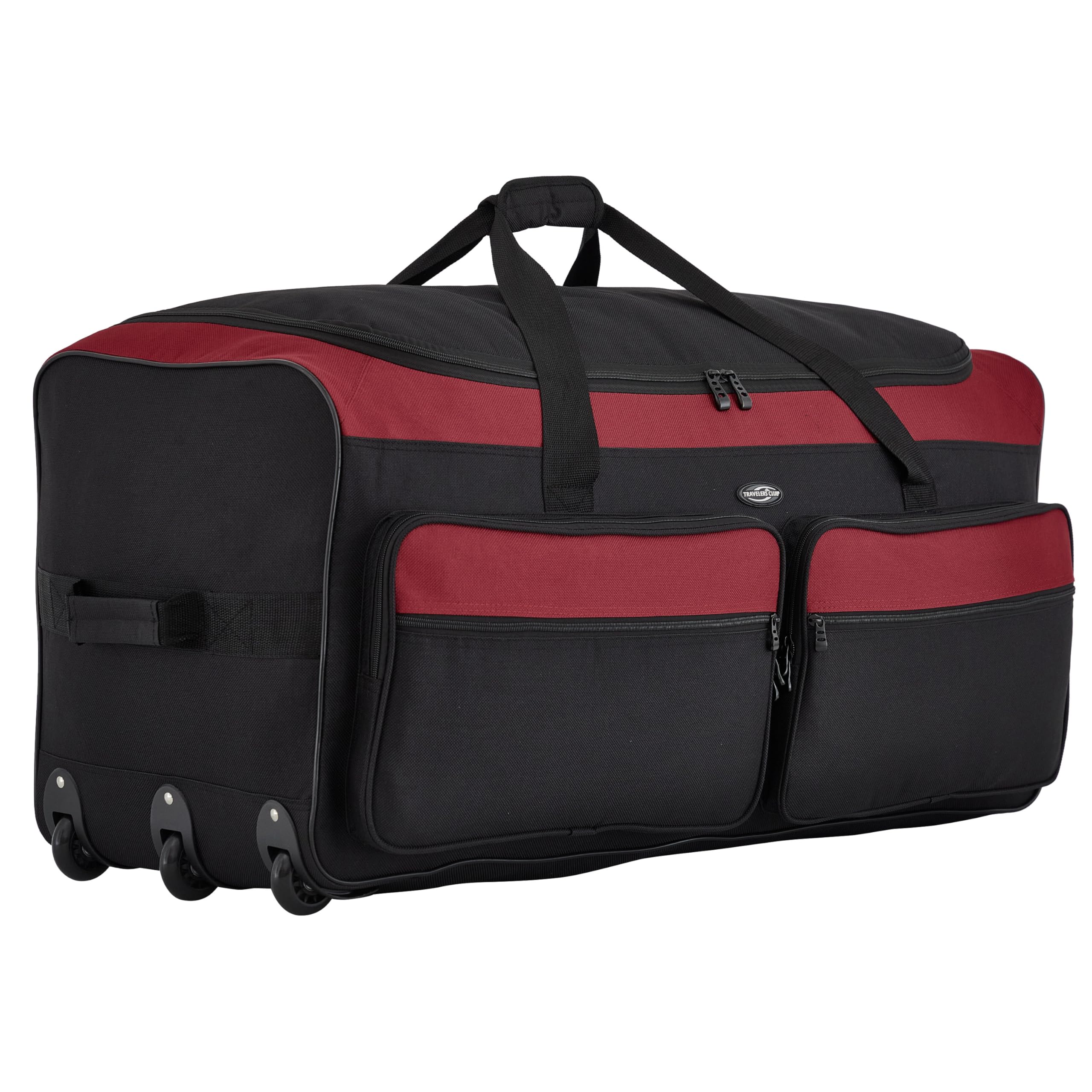 Travelers Club 36" Asgard 3-Wheel Rolling Duffel Bag -  by Handbags Specialist Headquarter | Available at Handbags Specialist Headquarter