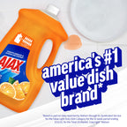 Ajax Triple Orange Dish Soap - 90 fl oz - Dish Soap Liquid by Handbags Specialist Headquarter | Available at Handbags Specialist Headquarter