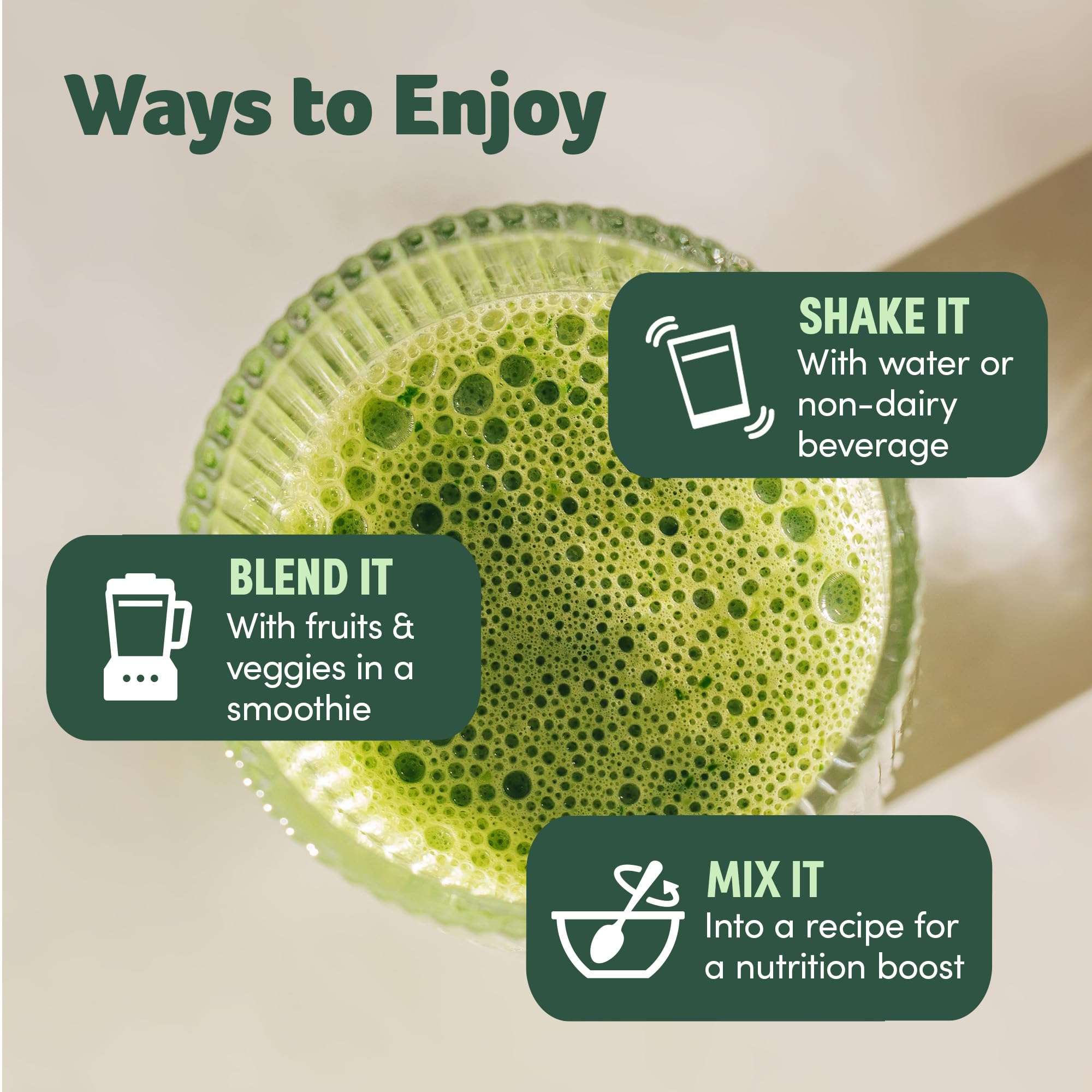 GreenBoost Superfood Smoothie Mix - Unflavored Bliss - Health Care by Handbags Specialist Headquarter | Available at Handbags Specialist Headquarter