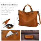 Kattee Women's Leather Tote Bag