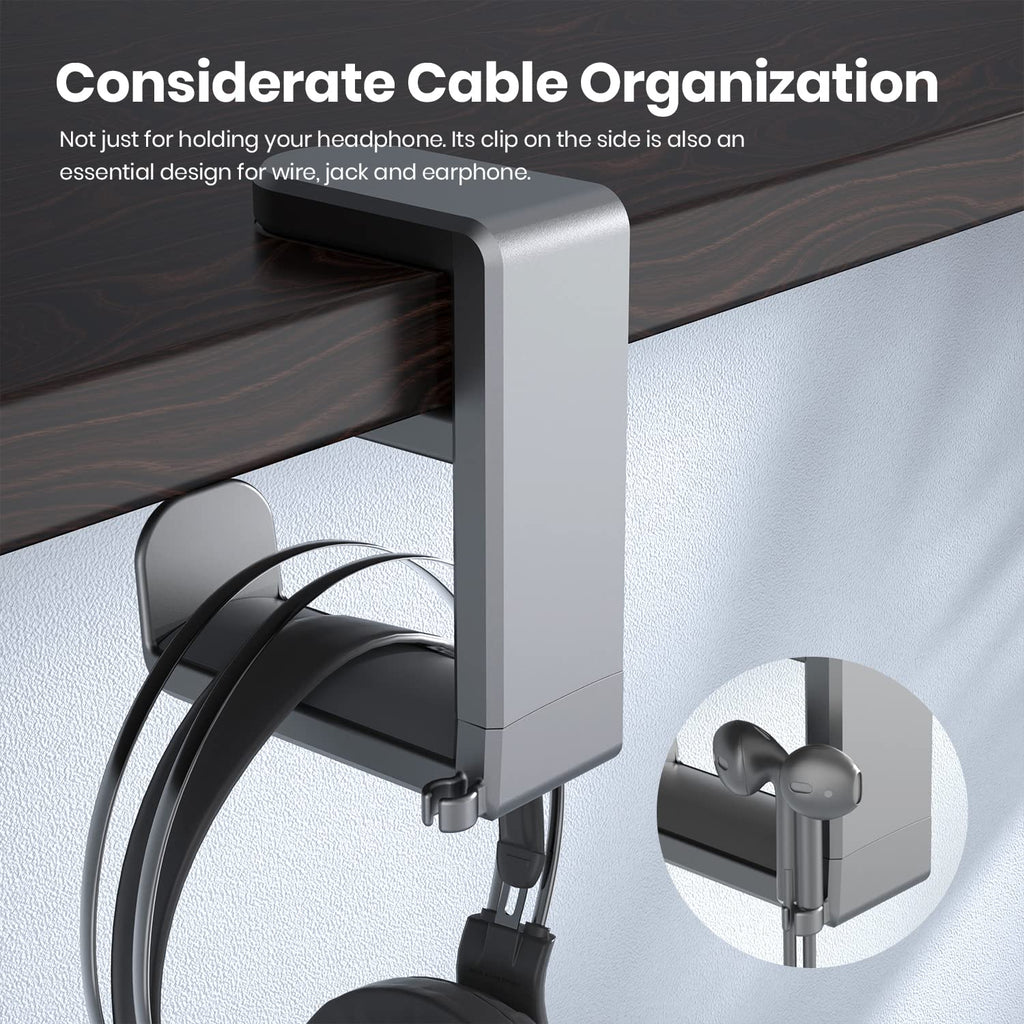 EURPMASK 360° Rotating Headphone Stand & Organizer - Gaming Accessories by Handbags Specialist Headquarter | Available at Handbags Specialist Headquarter