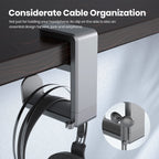 EURPMASK 360° Rotating Headphone Stand & Organizer - Gaming Accessories by Handbags Specialist Headquarter | Available at Handbags Specialist Headquarter