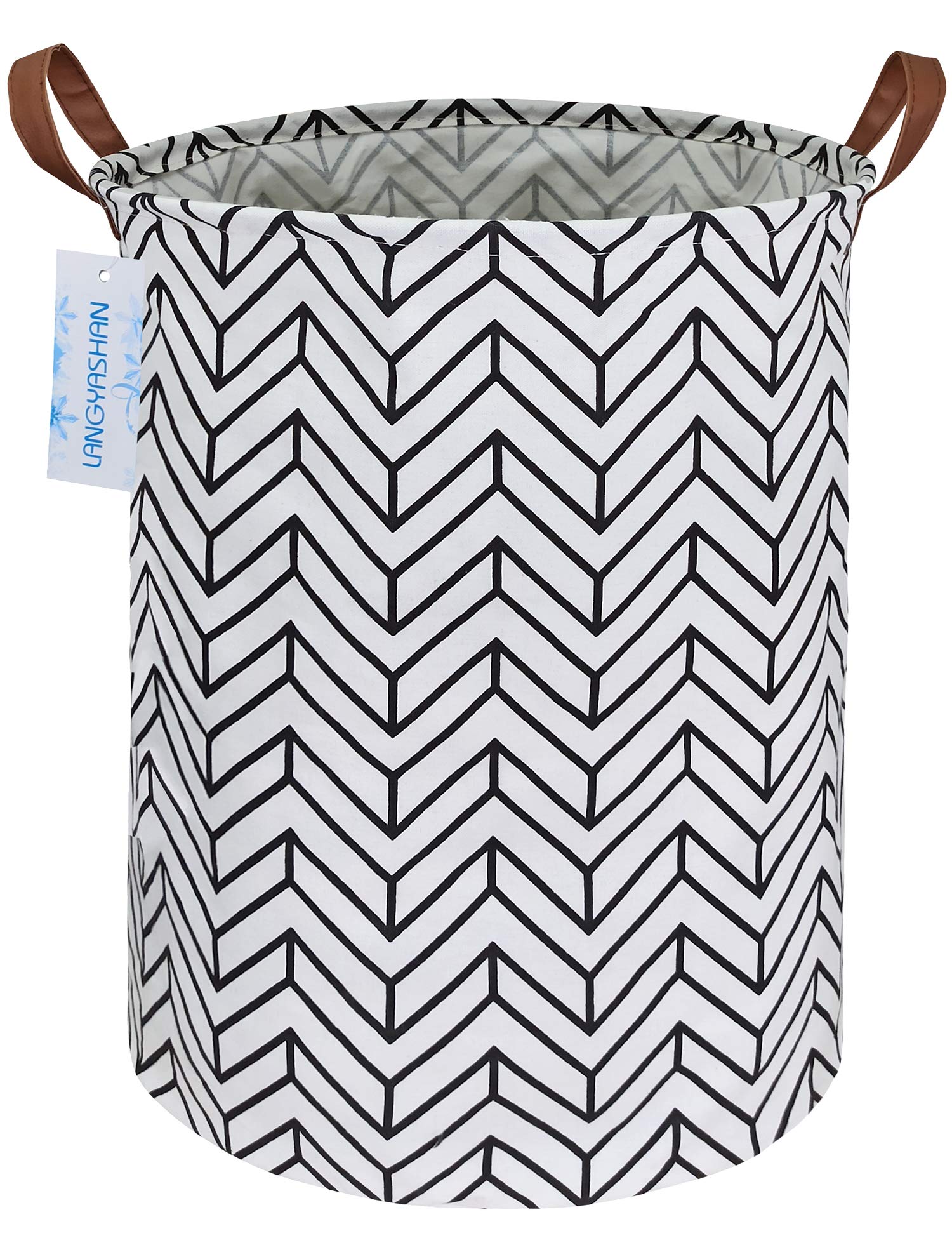 Collapsible Canvas Hamper by LANGYASHAN - Laundry Baskets by Handbags Specialist Headquarter | Available at Handbags Specialist Headquarter