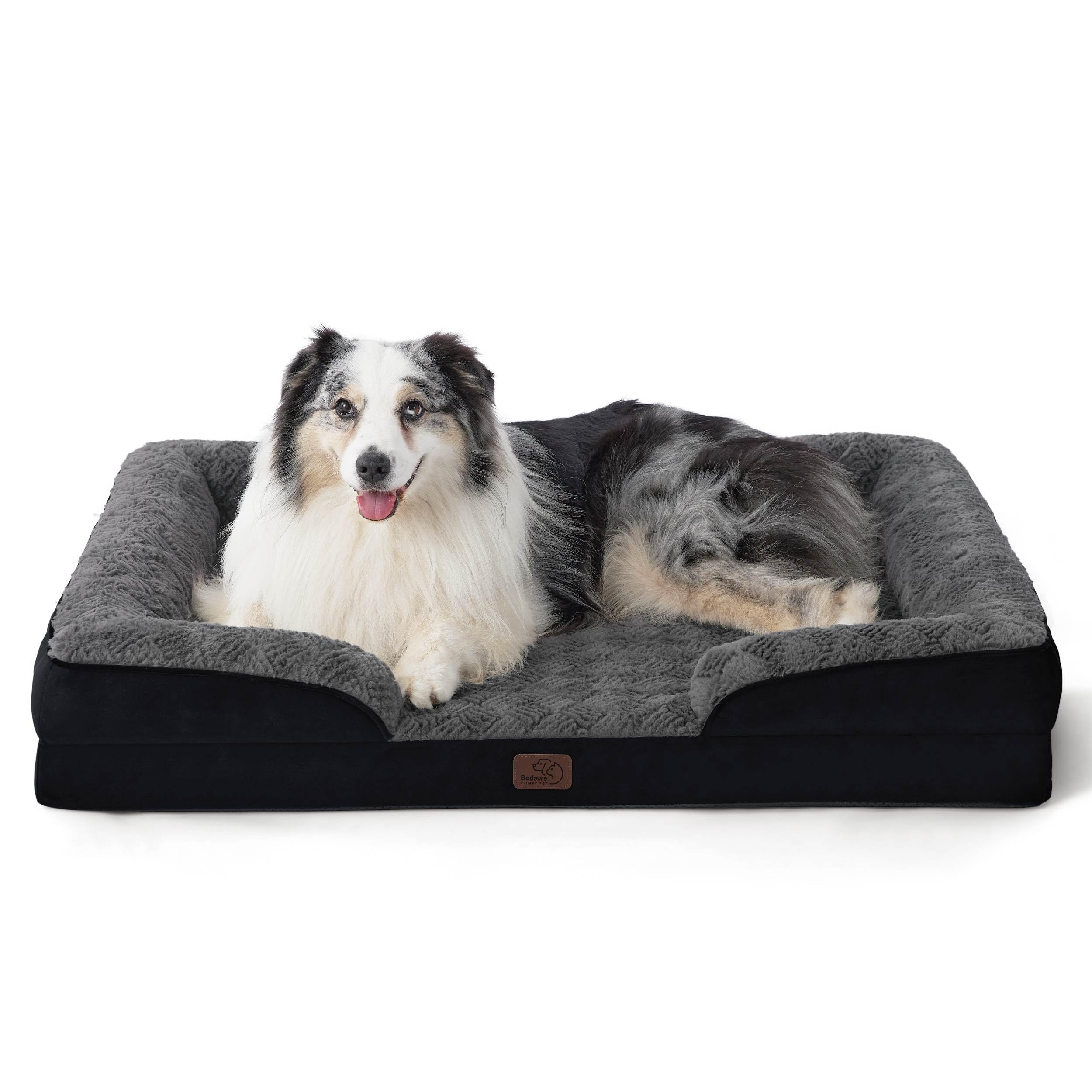 ComfyPaws Orthopedic Washable Dog Sofa - Large, Grey -  by Handbags Specialist Headquarter | Available at Handbags Specialist Headquarter
