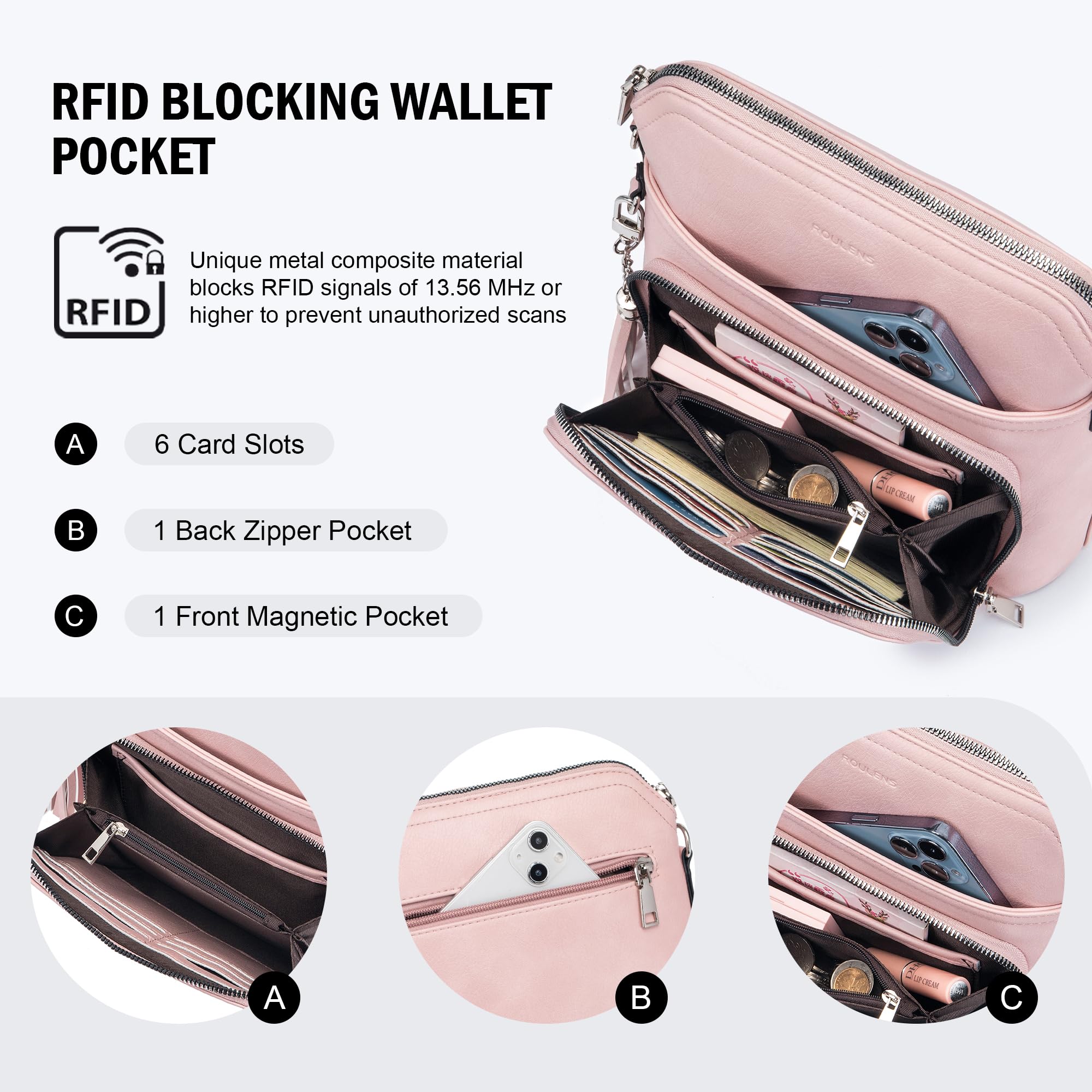 Tassel Charm Crossbody Bag for Women -  by Handbags Specialist Headquarter | Available at Handbags Specialist Headquarter