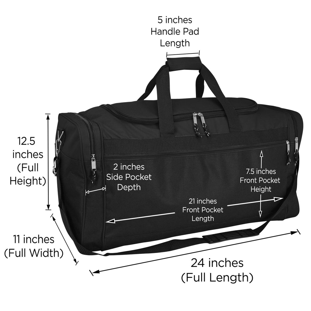 DALIX 25 XL Vacation Travel Duffle Bag