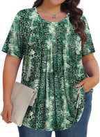 SoftTunic-Plus Crew SS - Tops by Handbags Specialist Headquarter | Available at Handbags Specialist Headquarter