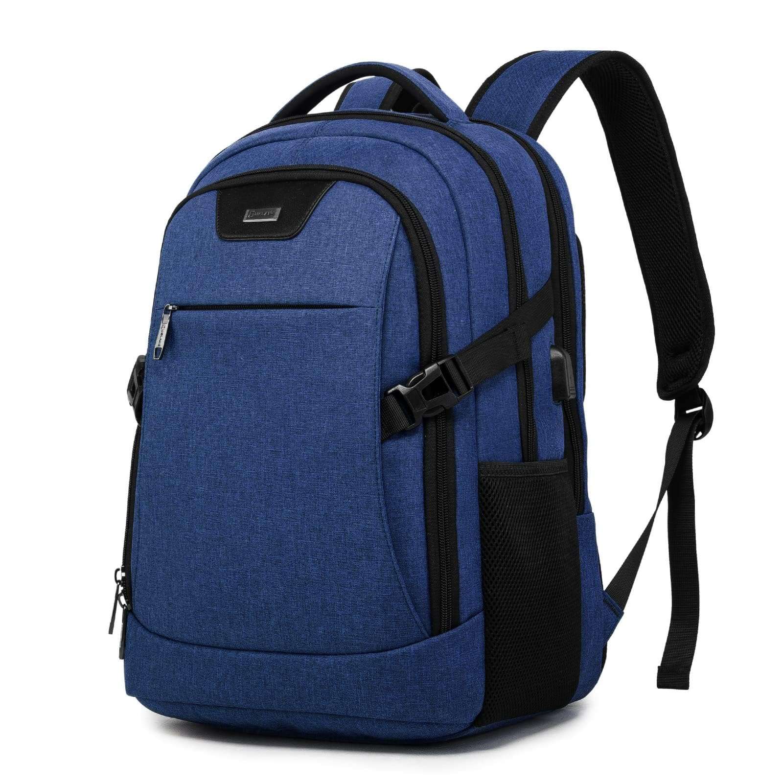 DUSLANG Travel Laptop Backpack with USB Port - Black - Backpack Bags by Handbags Specialist Headquarter | Available at Handbags Specialist Headquarter