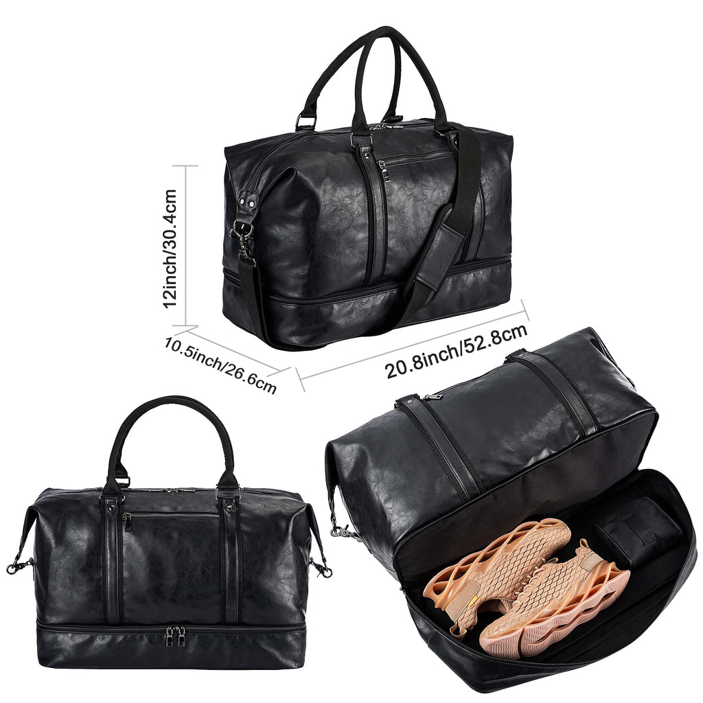 Weekender Overnight Travel Bag with Shoe Pouch