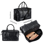 Weekender Overnight Travel Bag with Shoe Pouch