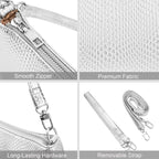 Retro Vegan Leather Shoulder Bag -  by Handbags Specialist Headquarter | Available at Handbags Specialist Headquarter