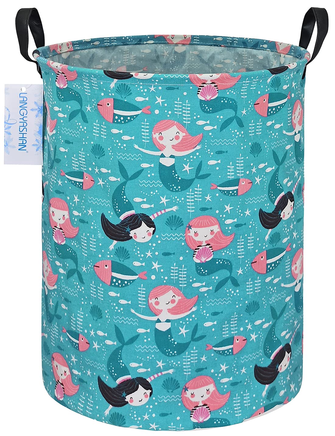 Collapsible Canvas Hamper by LANGYASHAN - Laundry Baskets by Handbags Specialist Headquarter | Available at Handbags Specialist Headquarter