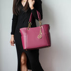 MKF Collection Vegan Leather Tote & Wallet Set