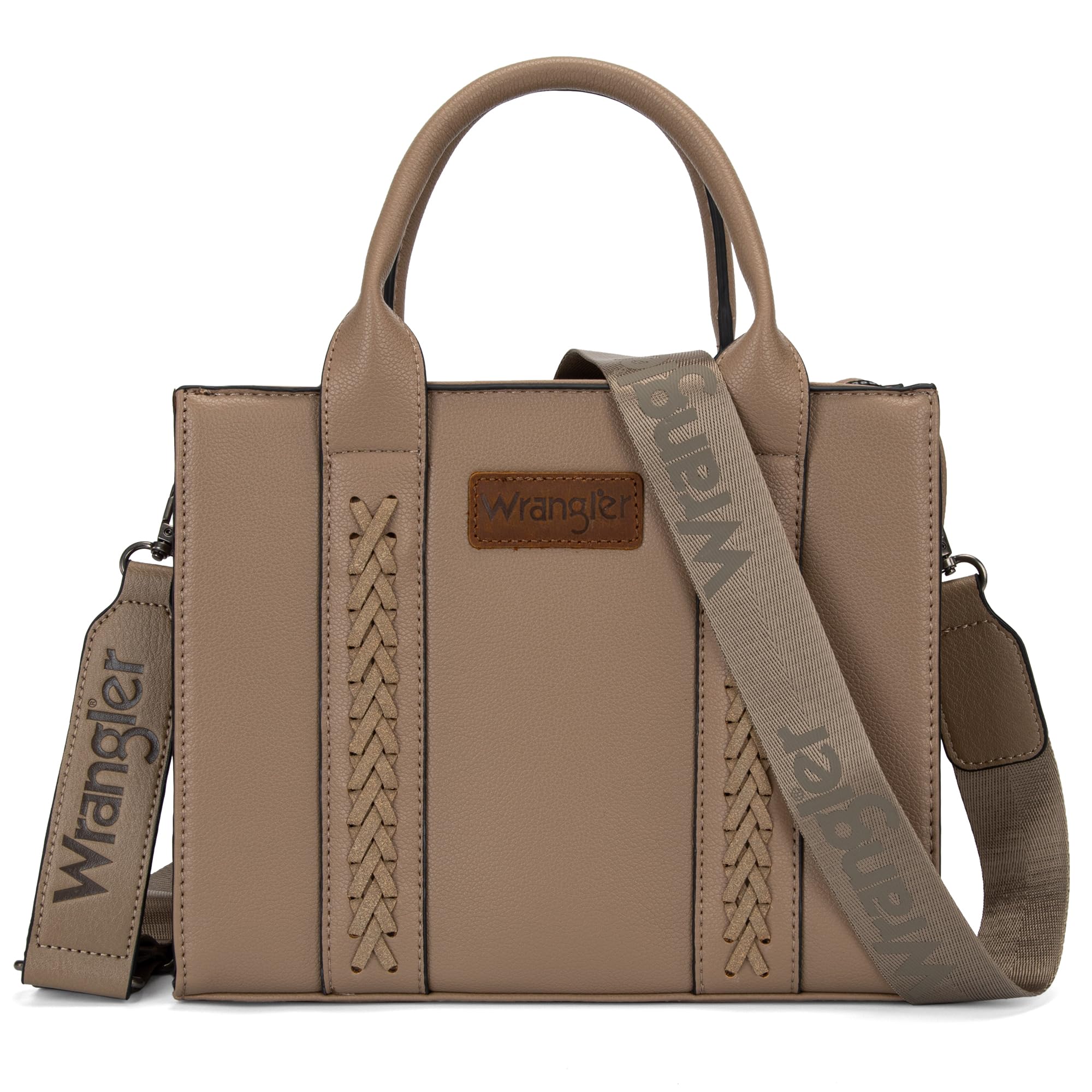 Western Chic Wrangler Tote: Vegan Leather, Versatile Strap