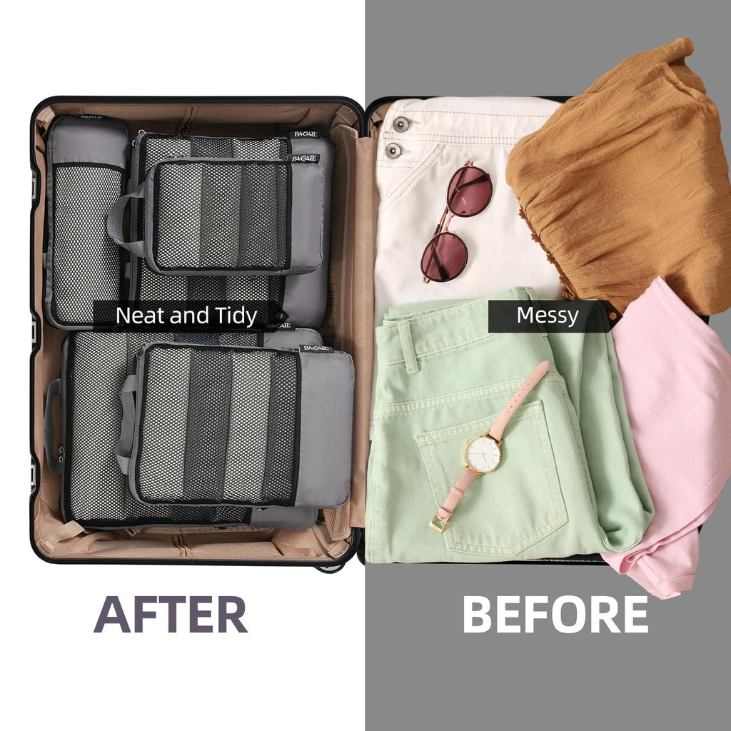 BAGAIL Expandable Travel Compression Cubes Set -  by Handbags Specialist Headquarter | Available at Handbags Specialist Headquarter
