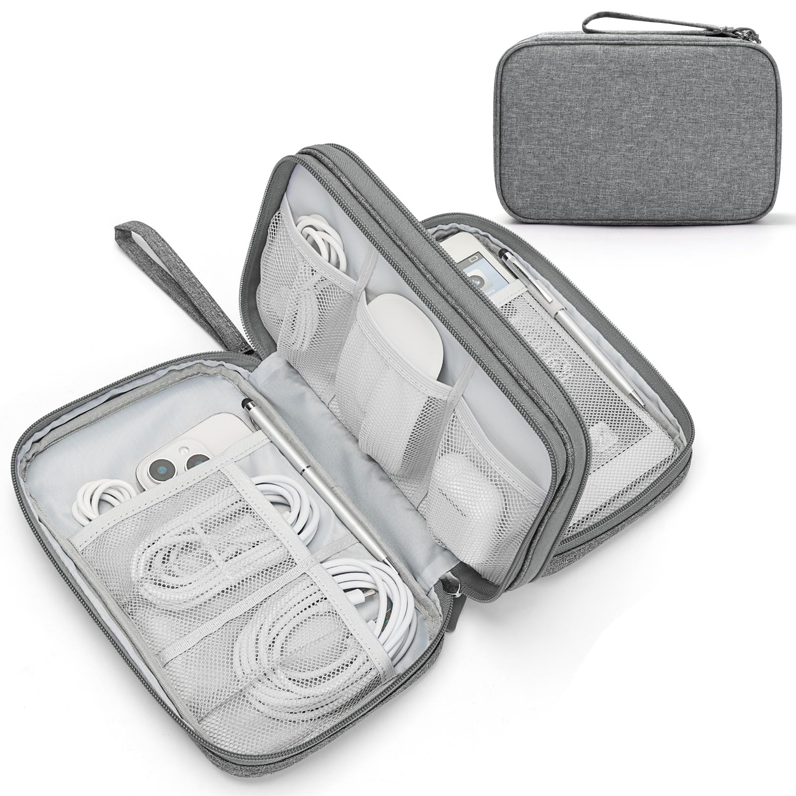FYY All-in-One Travel Cable Organizer Pouch -  by Handbags Specialist Headquarter | Available at Handbags Specialist Headquarter