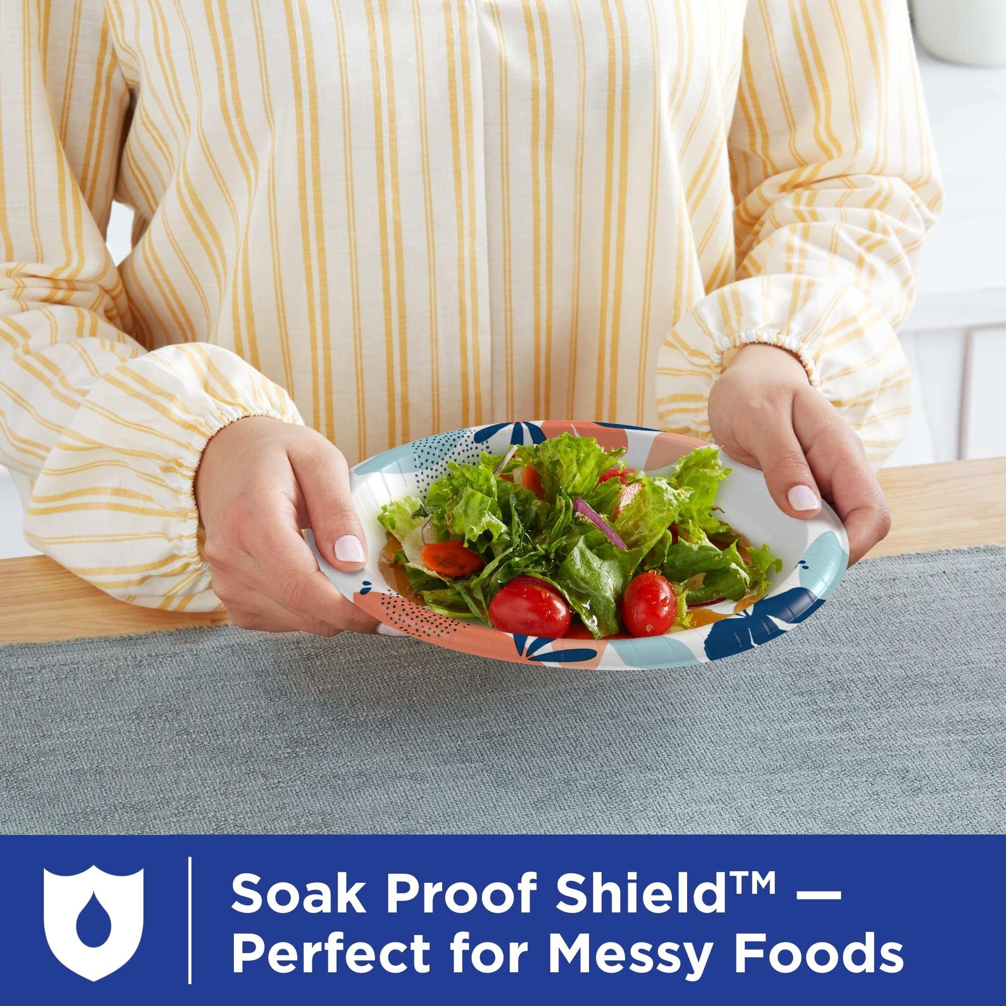 Durable Dixie 8.5 Plates: Strong, Safe & Soak-Proof - Paper Plates by Handbags Specialist Headquarter | Available at Handbags Specialist Headquarter