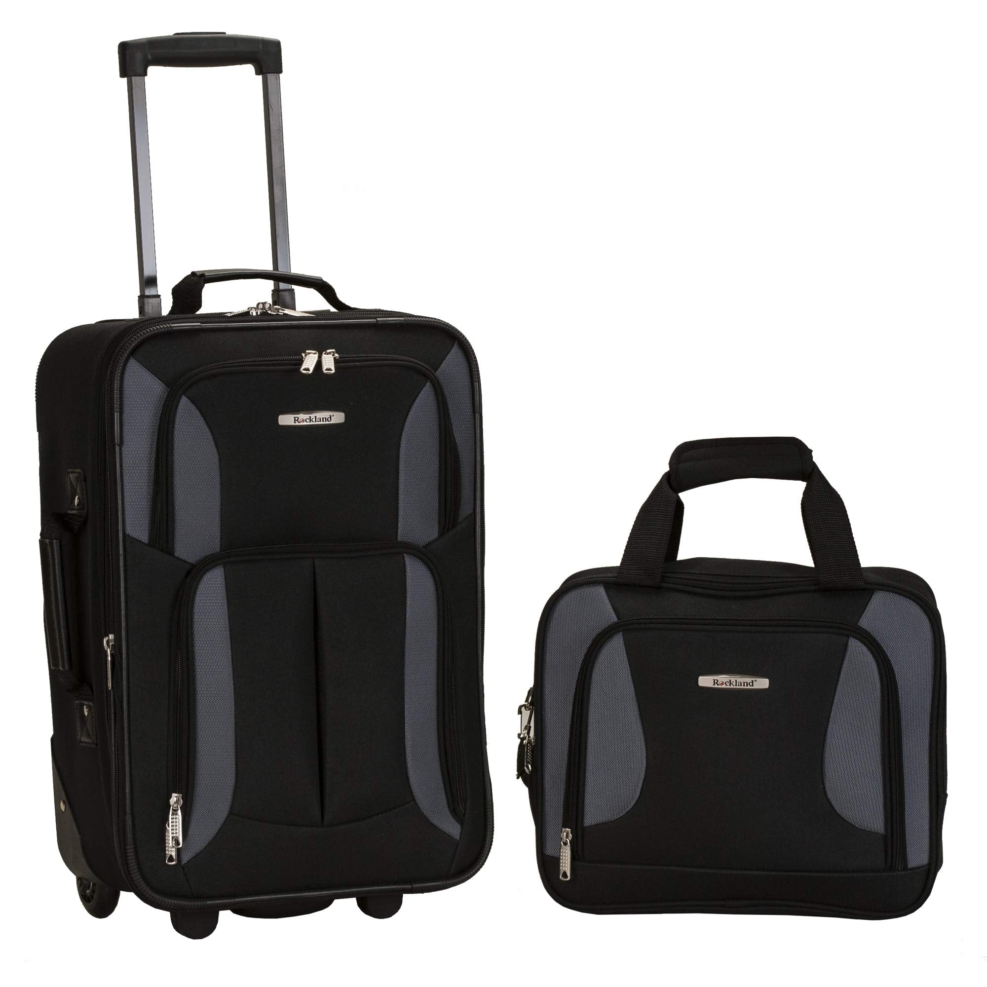 Rockland Expandable Dot Luggage Set - 2 Piece -  by Handbags Specialist Headquarter | Available at Handbags Specialist Headquarter