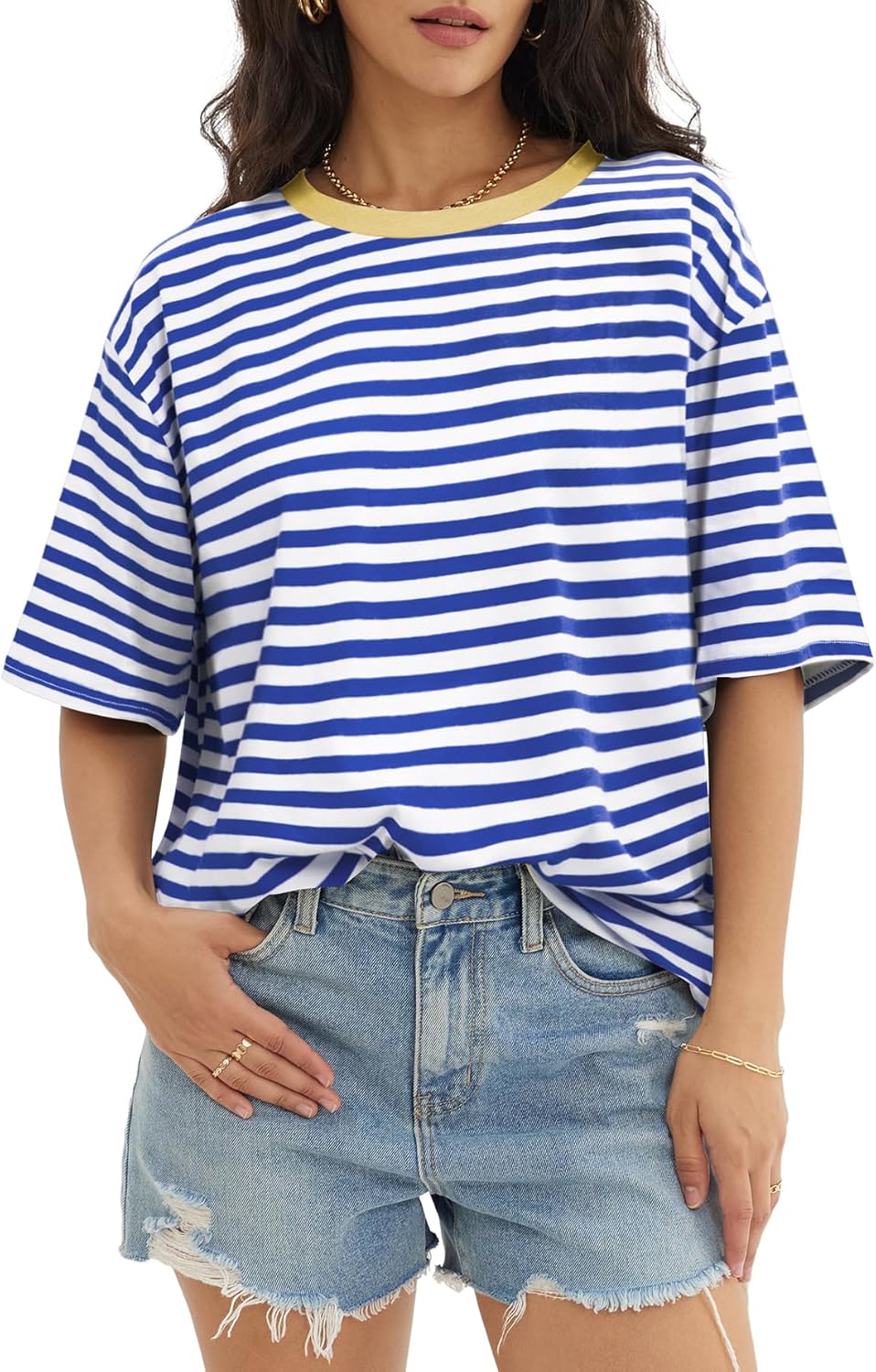 ATHMILE Women's Oversized Graphic Tee