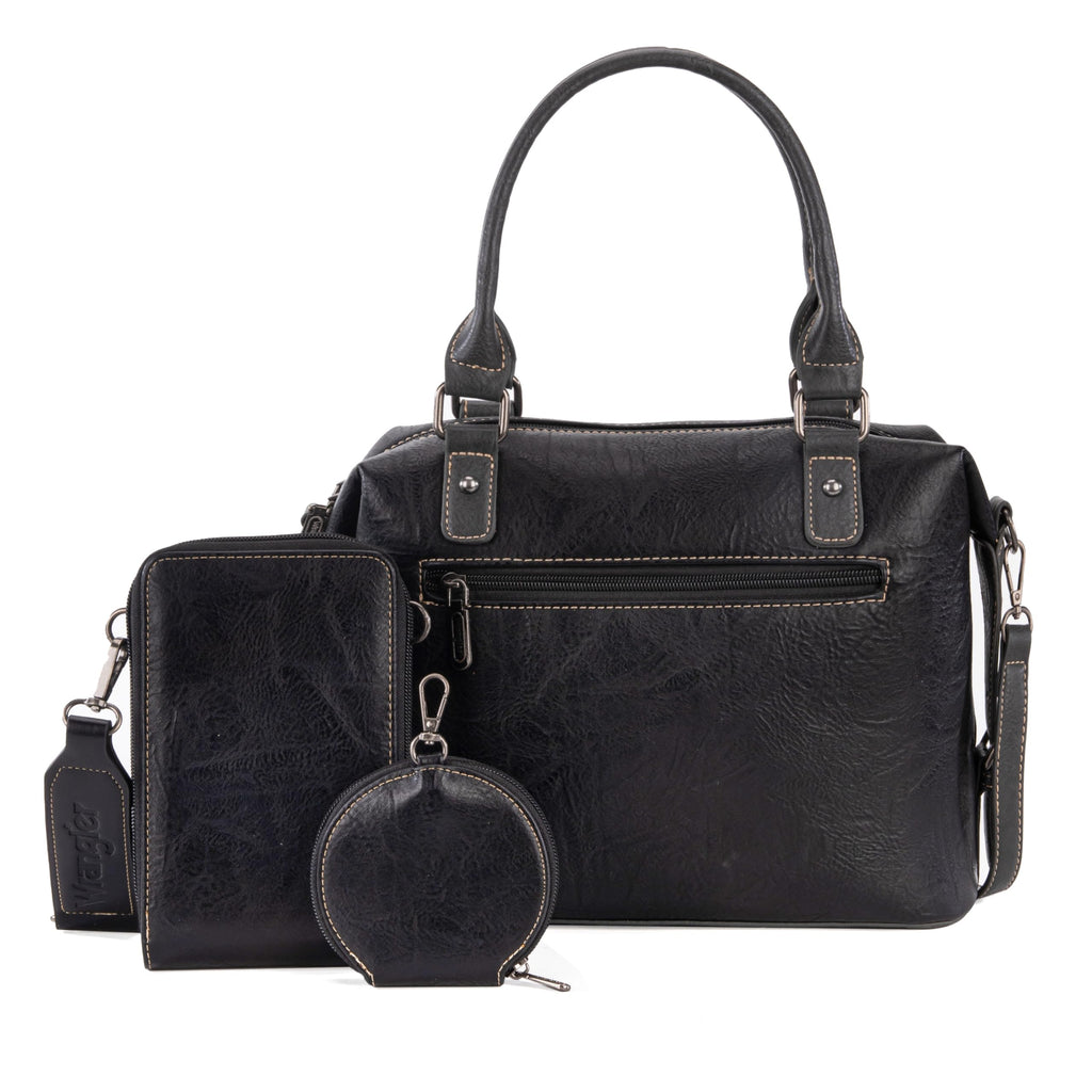 Wrangler Women's Trio: Satchel, Phone Bag & Coin Purse