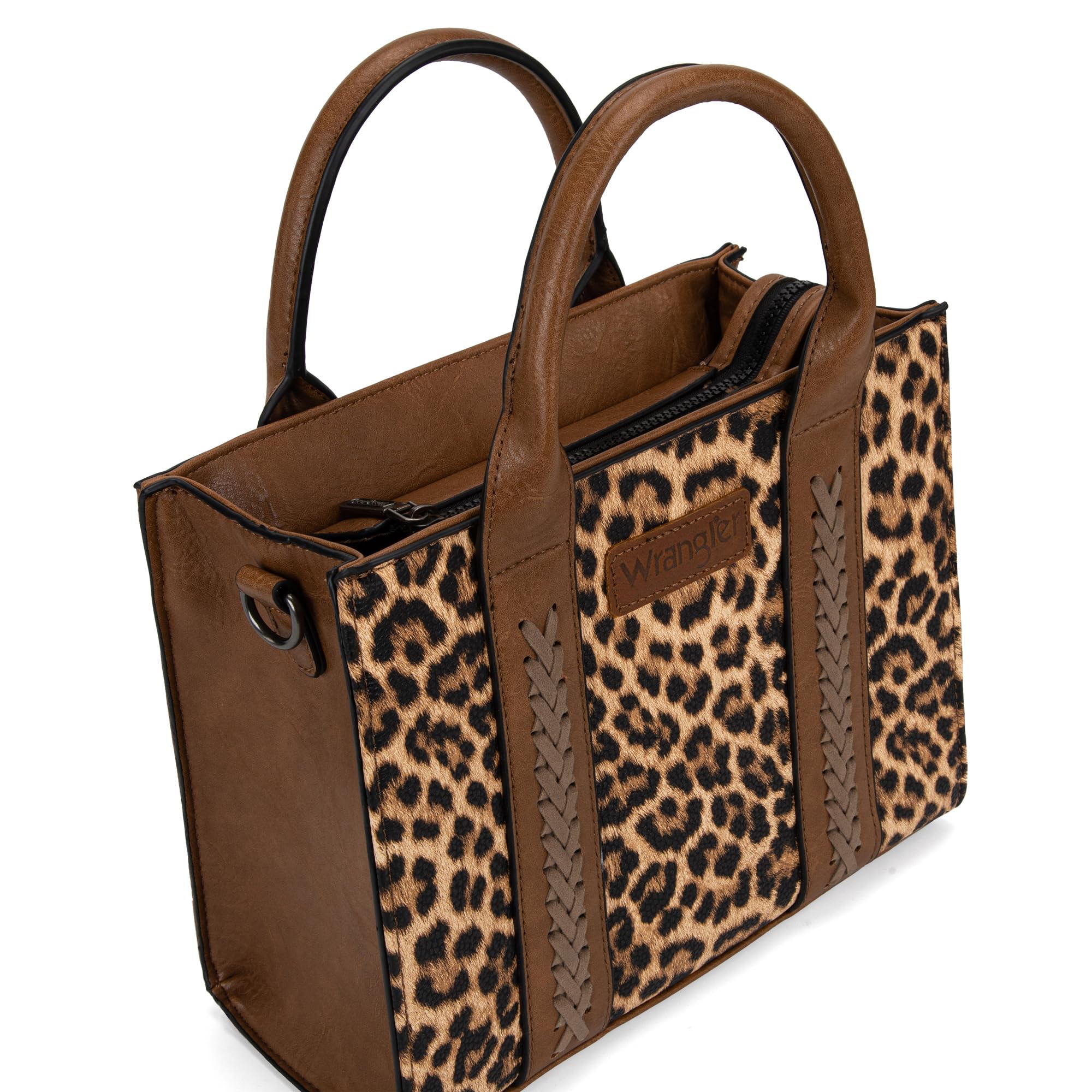 Western Chic Wrangler Tote: Vegan Leather, Versatile Strap