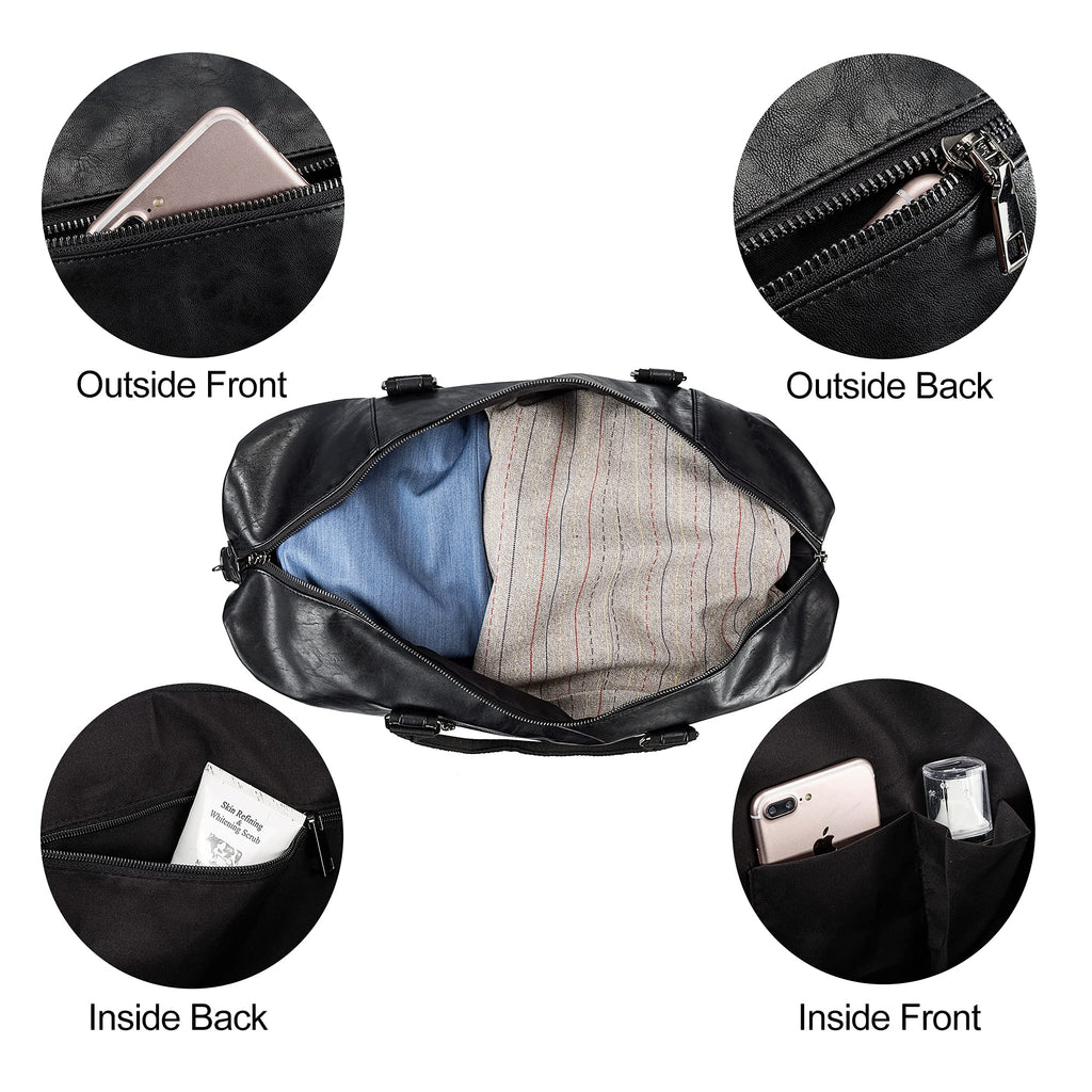 Weekender Overnight Travel Bag with Shoe Pouch