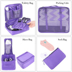 TravelMate 8-Piece Packing Cubes - Luggage Travel Bags by Handbags Specialist Headquarter | Available at Handbags Specialist Headquarter