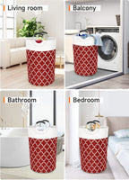 Collapsible Hamper Bag - Grey - Laundry Baskets by Handbags Specialist Headquarter | Available at Handbags Specialist Headquarter