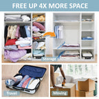 CozyVac Travel Bags with Pump - 6 Pack Space Savers -  by Handbags Specialist Headquarter | Available at Handbags Specialist Headquarter