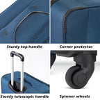 Coolife 4-Piece Softshell Spinner Luggage Set -  by Handbags Specialist Headquarter | Available at Handbags Specialist Headquarter