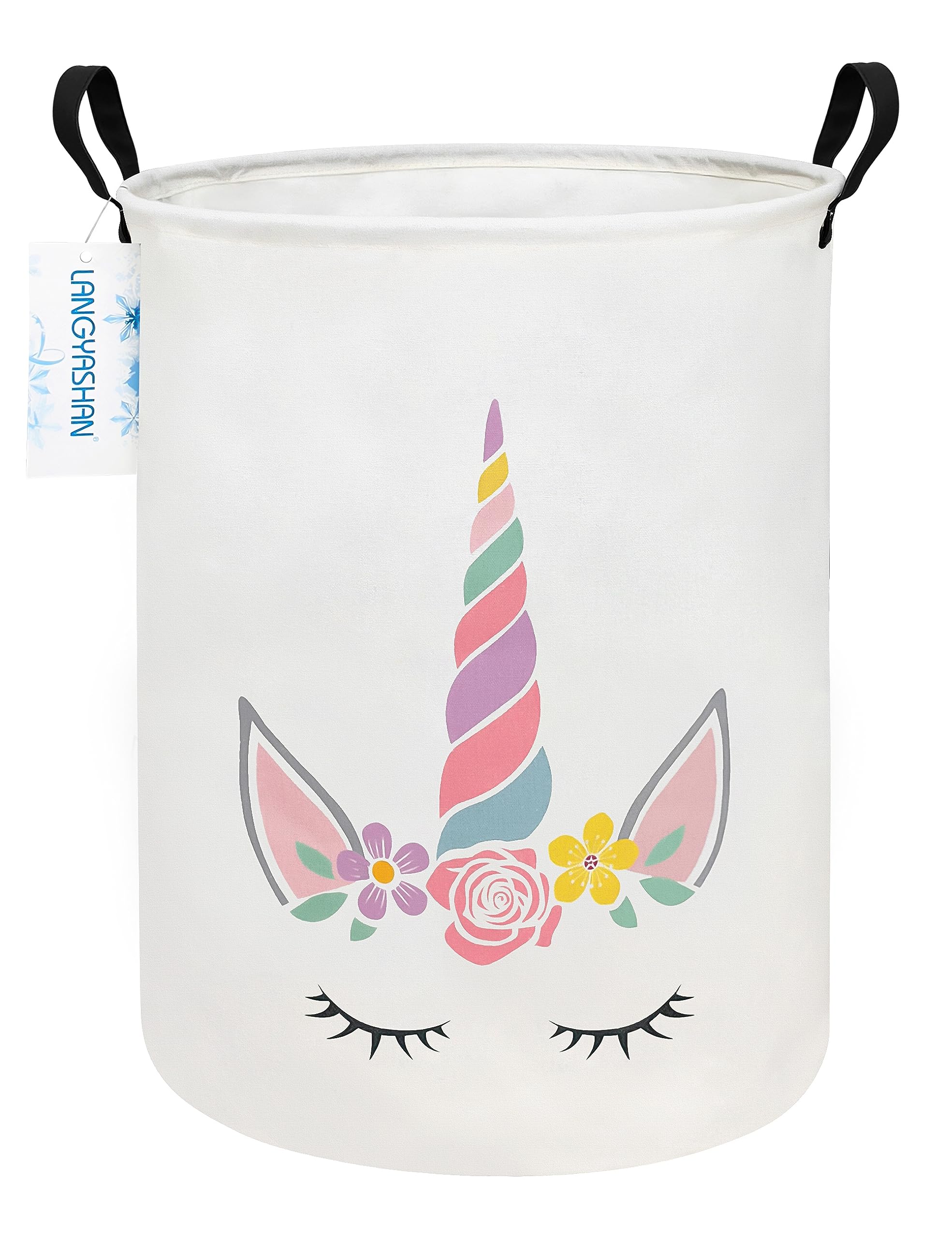 Collapsible Canvas Hamper by LANGYASHAN - Laundry Baskets by Handbags Specialist Headquarter | Available at Handbags Specialist Headquarter