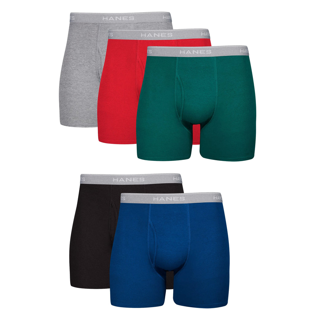 Hanes Men's Boxer Briefs Pack - Cool & Breathable
