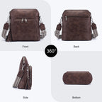 Tassel Charm Crossbody Bag for Women -  by Handbags Specialist Headquarter | Available at Handbags Specialist Headquarter