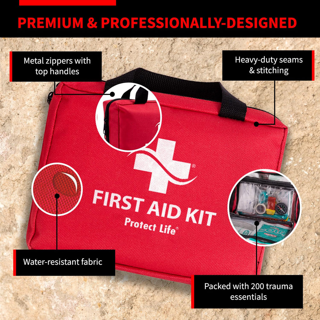 Protect Life Ultimate Survival First Aid Kit -  by Handbags Specialist Headquarter | Available at Handbags Specialist Headquarter