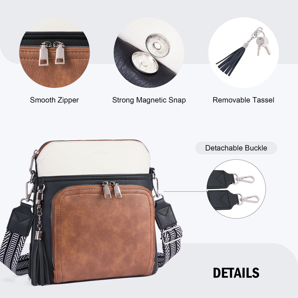 Tassel Charm Crossbody Bag for Women -  by Handbags Specialist Headquarter | Available at Handbags Specialist Headquarter