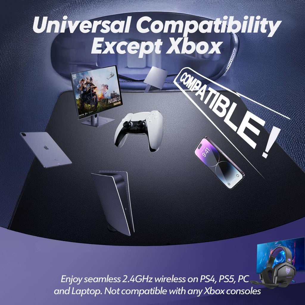 NUBWO G06 Dual Wireless Gaming Headset - Gaming Accessories by Handbags Specialist Headquarter | Available at Handbags Specialist Headquarter