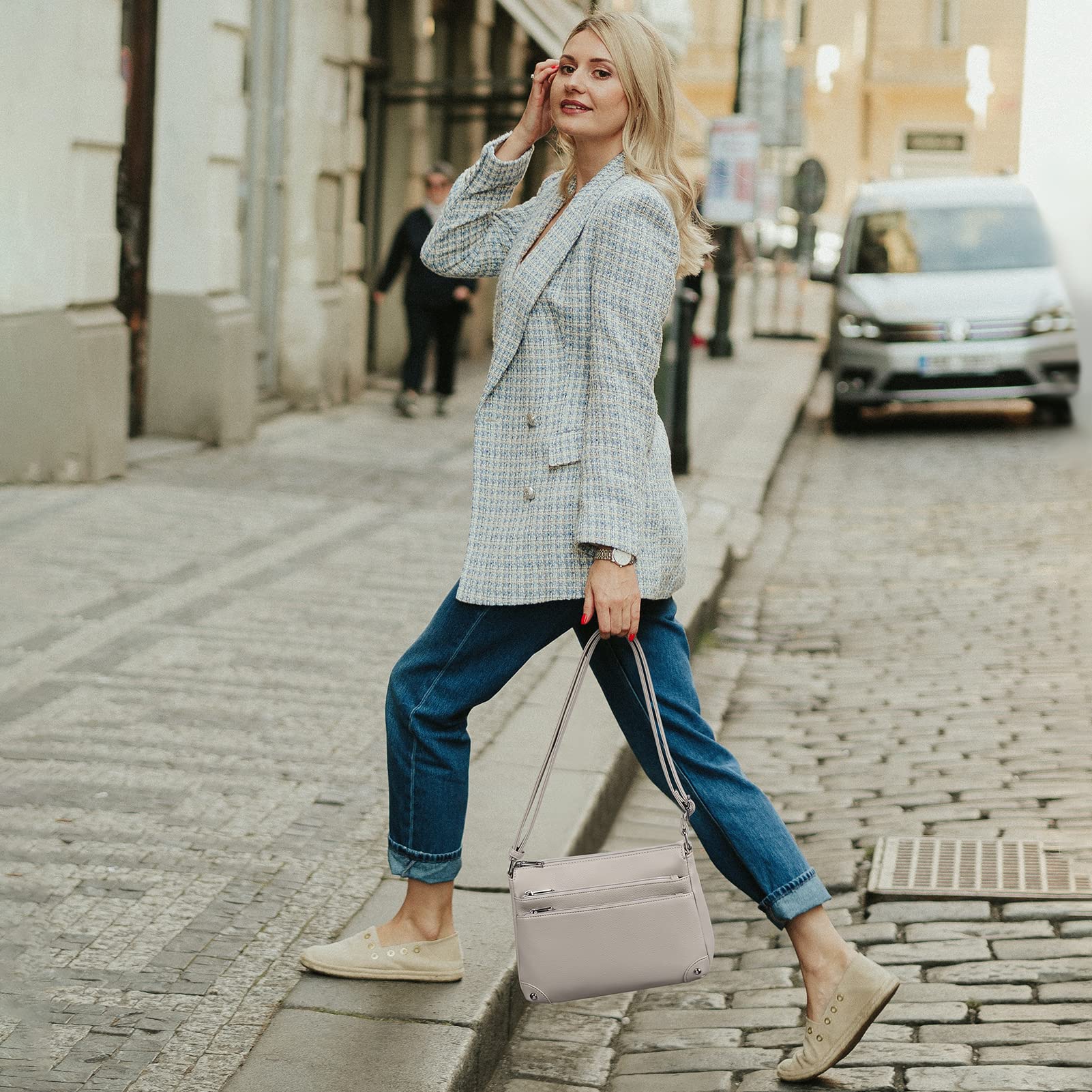 WestBronco ZipSatchel: Women's Medium Crossbody Bag - Handbags by Handbags Specialist Headquarter | Available at Handbags Specialist Headquarter