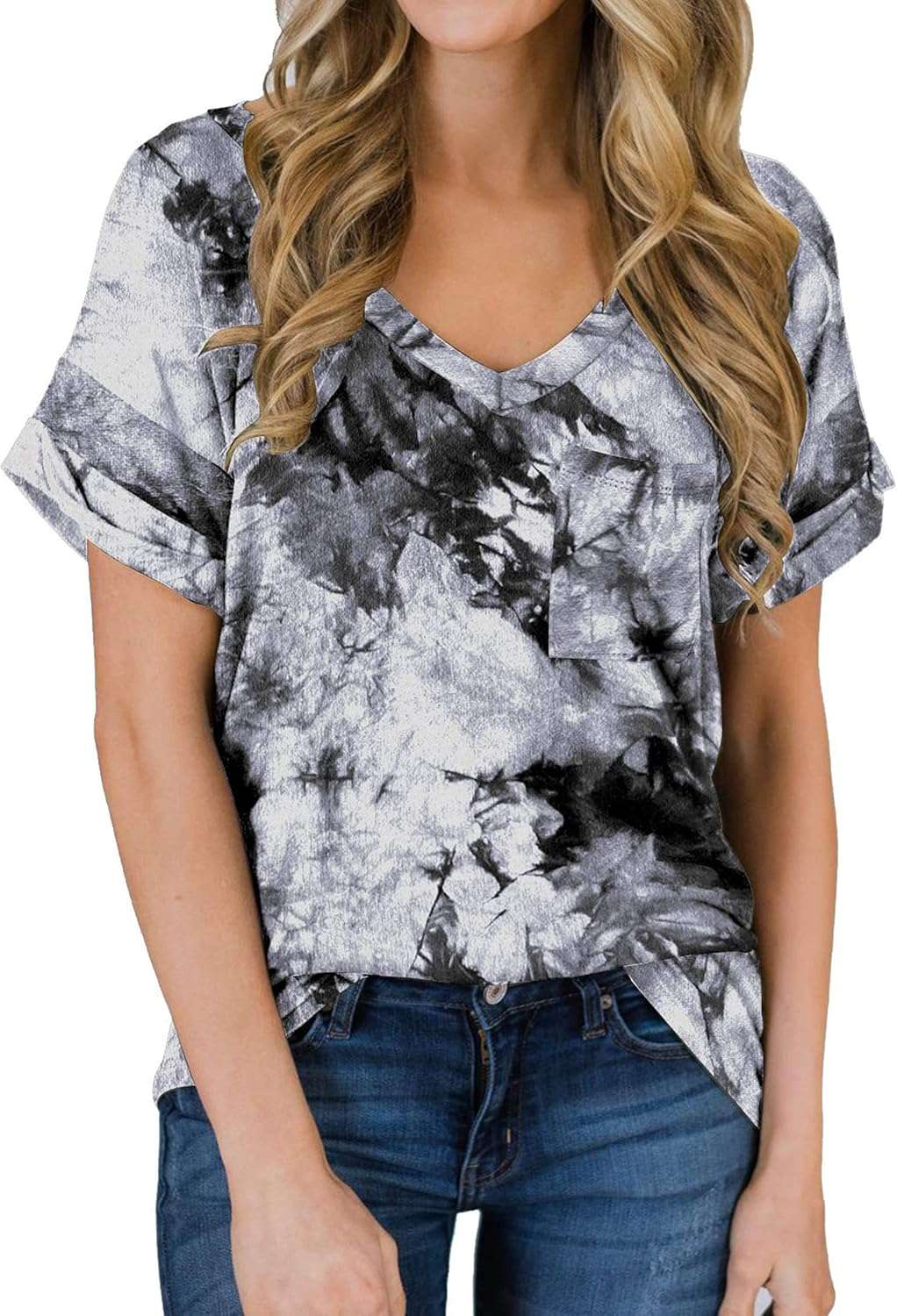 Best Casual V-neck tee for women 2025 - Women Tops by Handbags Specialist Headquarter | Available at Handbags Specialist Headquarter