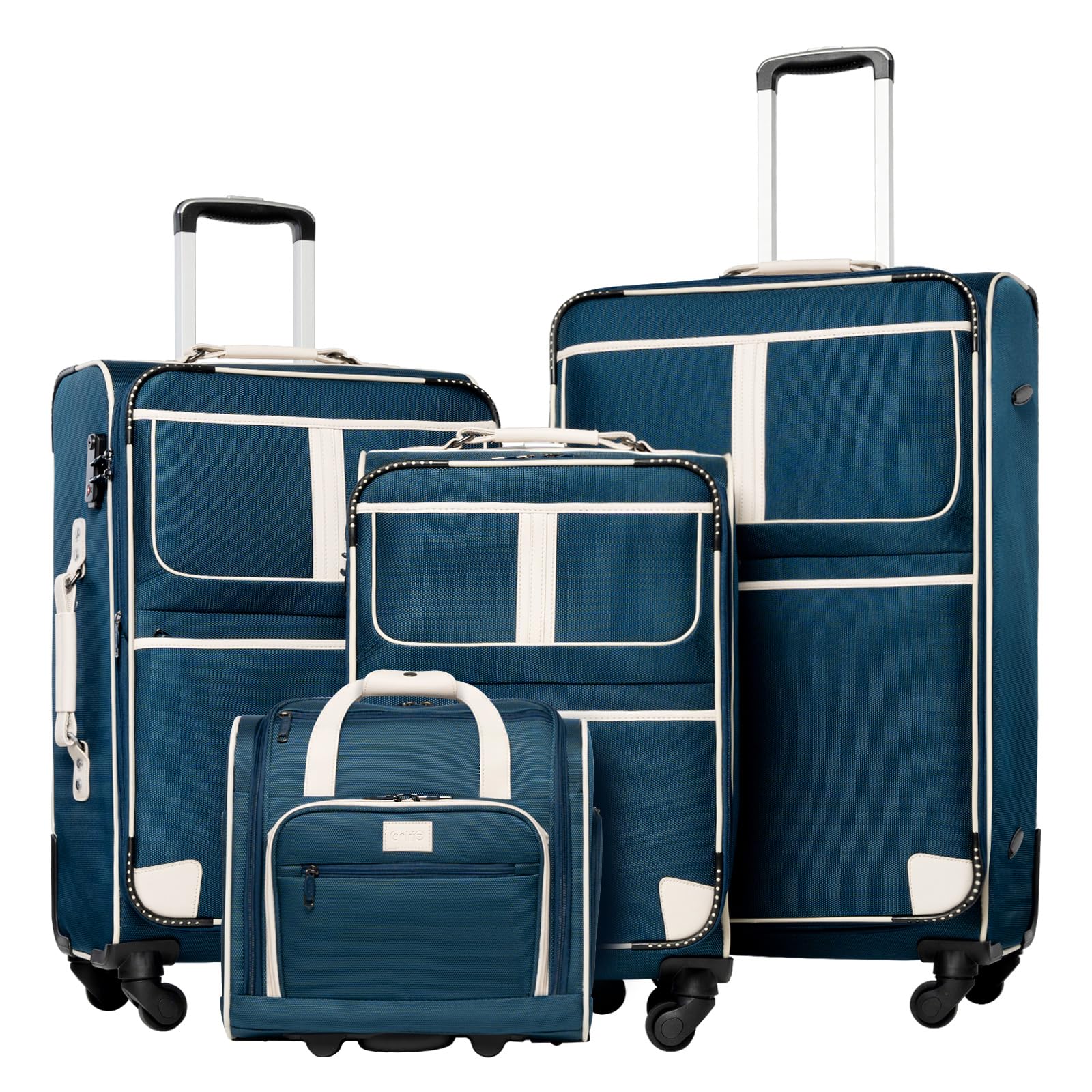 Coolife Expandable 4-Piece Spinner Luggage Set -  by Handbags Specialist Headquarter | Available at Handbags Specialist Headquarter