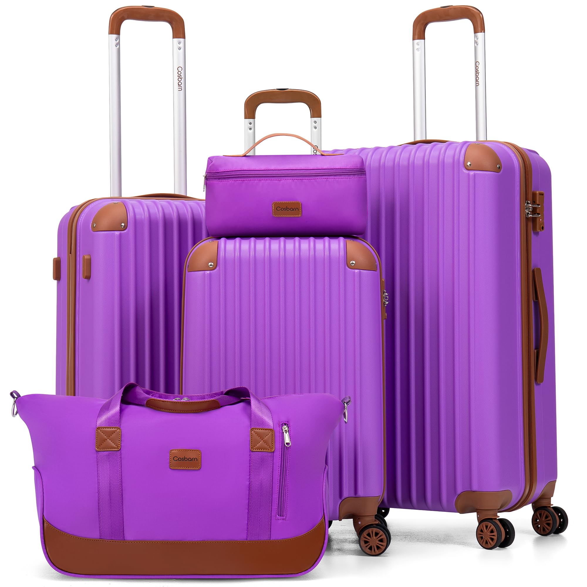 TravelPro 5-Piece Spinner Luggage Set -  by Handbags Specialist Headquarter | Available at Handbags Specialist Headquarter