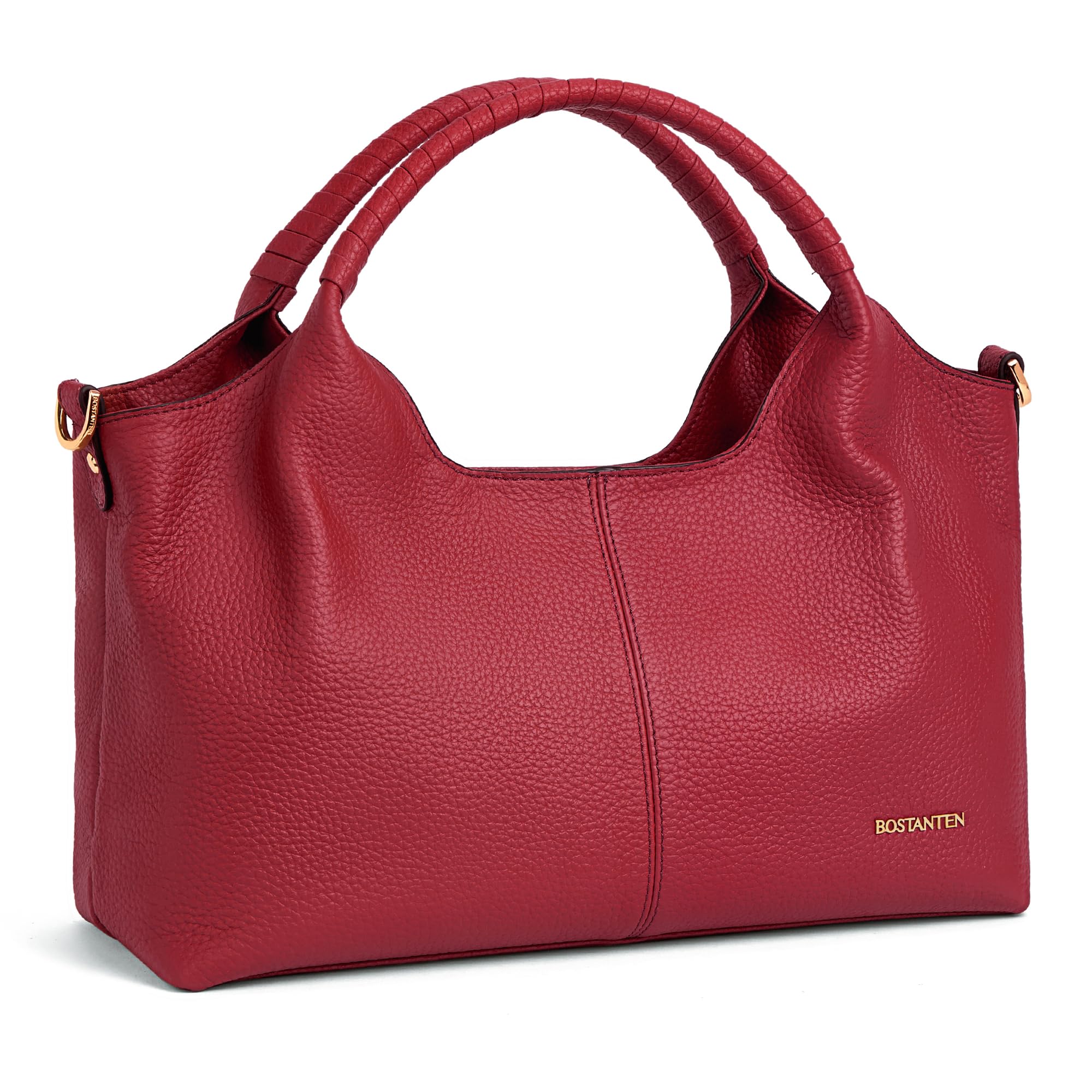 BOSTANTEN Leather Satchel Crossbody Handbag for Women