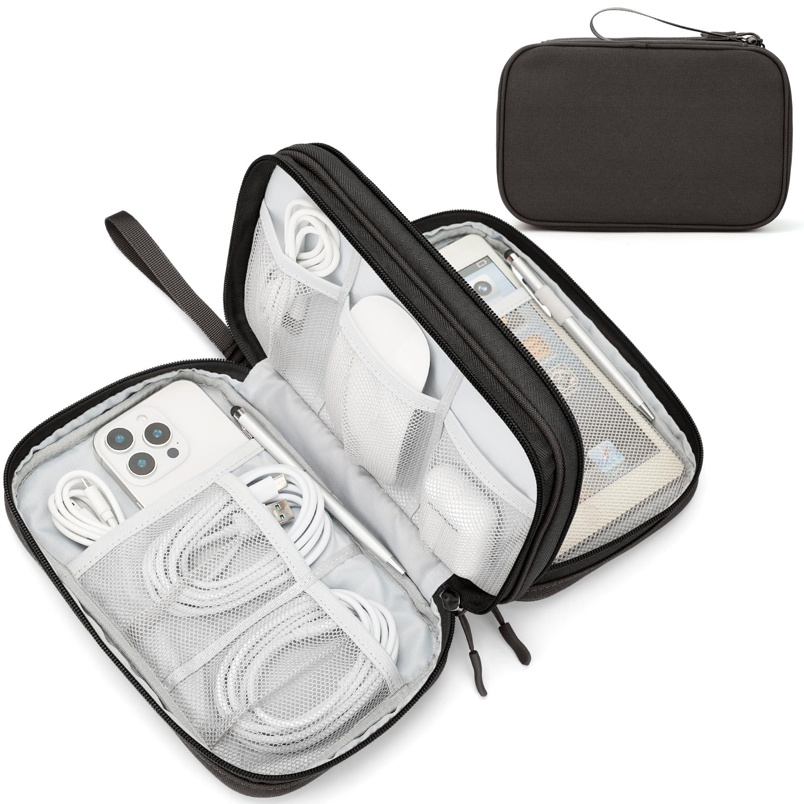 FYY All-in-One Travel Cable Organizer Pouch -  by Handbags Specialist Headquarter | Available at Handbags Specialist Headquarter
