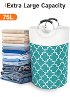 Collapsible Hamper Bag - Grey - Laundry Baskets by Handbags Specialist Headquarter | Available at Handbags Specialist Headquarter